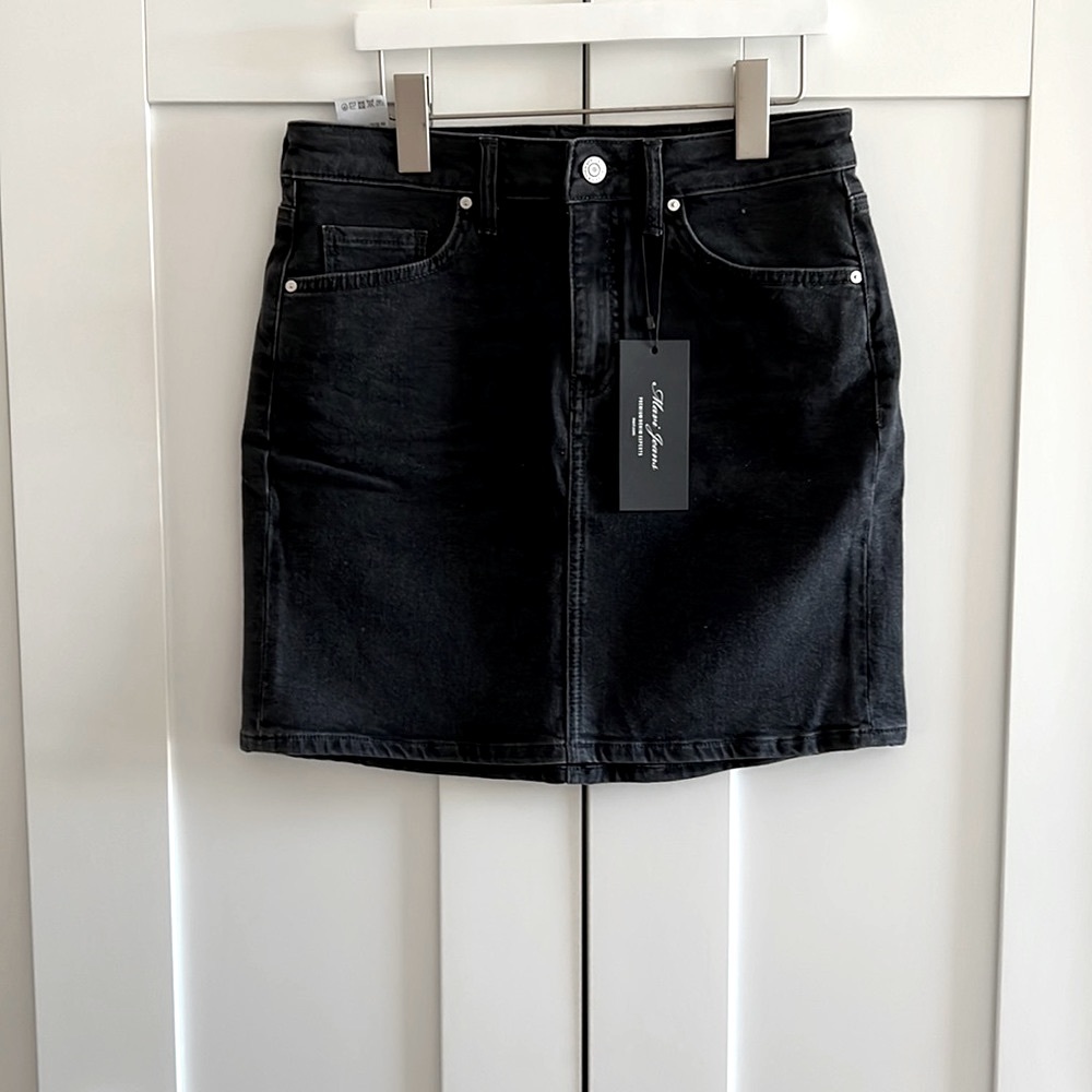 Mavi Mini Evelyn Denim Skirt
